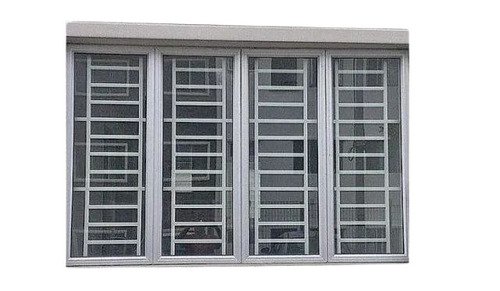 Mild steel vertical window grill