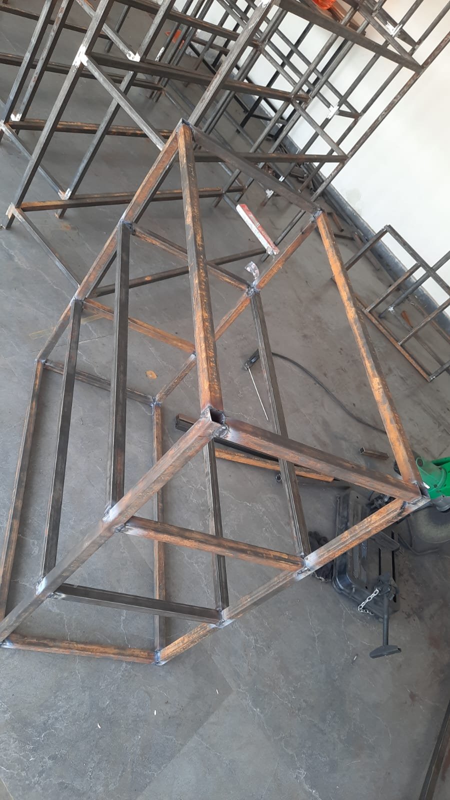 Fabricated window grill design